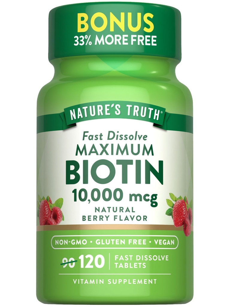 Nature's Truth Biotin 10000mcg 