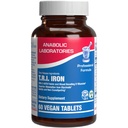 Slow Release Iron Supplement with Vitamin C - Υψηλή Απορρόφηση Απαλό Σιδήρο με Βιταμίνη C για γυναίκες με Methyl B Complex για μέγιστα Οφέλη - Στομάχι φιλικό Vegan & Made in The USA - 60 Services