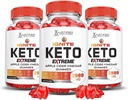 Justified Laboratories (3 Pack Ignite Keto ACV Gummies Extreme 2000MG Advanced Ignite Keto Gummies Apple Cider Vinegar Formed with Pomegranate Beet Juice Powder B12 Vegan Non GMO 180 Gummys