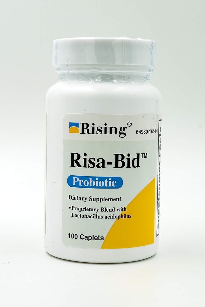 Αυξάνοντας την Υγεία - Risa-Bid Caplets - Probiotic Dietary Supplements - 100 caplets
