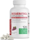 Bronson Resveratrol 500 Complex Standardized Trans-Resveratrol + Σπόροι σταφυλιών & εκχύλισμα ερυθρού κρασιού, 120 κάψουλες