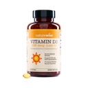 NatureWise Vitamin D3 5000iu (125 mcg) 1 έτος προσφοράς για την υποστήριξη του ανοσοποιητικού, υγιής λειτουργία των μυών, και την υγεία των οστών - Μη-ΓΤΟ, Χωρίς γλουτένη σε βιολογικό επιπλέον παρθένο ελαιόλαδο, (Mini Softgel), 360 κόμης