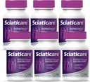 Vita Sciences Sciaticare Nerve Sothing Supplement Βιταμίνες με φυσική μορφή R-ALA 40X, ΟΧΙ συνθετικό άλφα λιποϊκό οξύ (ALA) - Κάτω οσφυϊκή ισχιαλγία - 60 Count (Pack of 6)