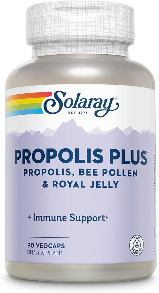 Solaray Propolis Plus - 90 Κάψουλες