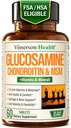 Συμπληρώματα γλυκοζαμίνης MSM Chondroitin – Advanced Joint Supplements for Men and Women w/Glucosamine Sulfate 1000mg, Chondroitin Sulfate & MSM, Vitamin B12 and More for Joint Health – FSA Επιλέξιμες