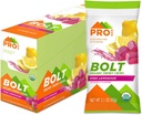 PROBAR - Bolt Organic Energy Chews, Pink Lemonade, Non-GMO, Gluten-Free, USDA Certified Organic, Healthy, Natural Energy, Fast Fuel Gummies with Vitamins B & C (12 Count)