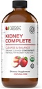 Complete Natural Kidney Complete - Liquid Dietary Supplement for Kidney Support, Cleanse, and Detox with Apple Cider Vinegar, Lemon, Organic Chanca Piedra, Beet, Κιτρικό Οξύ, Βιταμίνη C, & More - 12oz
