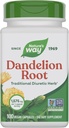 Nature's Way Dandelion Root, Παραδοσιακό Διουρητικό Βότανο*, Vegan Dandelion Root Capses, 100 Count (Packaging May Vary)