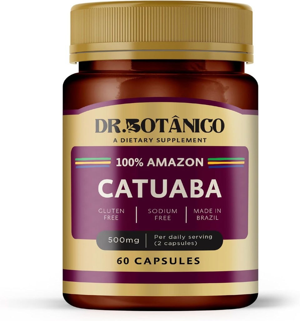 Catuaba 500mg – Αναμνηστικό Φυσικής Ενέργειας 