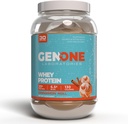 GenOne Whey Protein Powder Isolate, 25g Protein και 6,5g BCAAs ανά υπηρεσία, ρολό κανέλας, χαμηλή υδατάνθρακες, γρήγορο ξύρισμα, 30 εξυπηρετούν, 2,25 LB