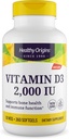 Υγιεινή προέλευση Βιταμίνη D3, 2000 IU, 360 Count