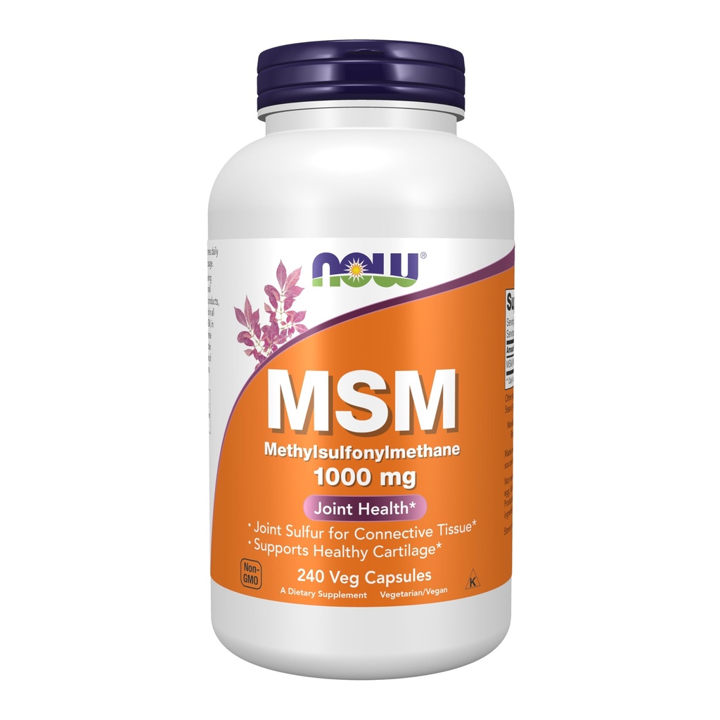 Τώρα τρόφιμα M.S.M 1000mg κάψουλες, 240 CT