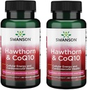 Swanson Hawthorn & Coq10 Κάψουλες 60 Veg (2 Συσκευασία)
