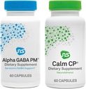 NeuroScience Stress Response & Sleep Set - Alpha GABA PM + Calm CP με μελατονίνη, L-theanine, Banaba Leaf & More (2 Προϊόντα, 60 Μέτρα Καθένα)