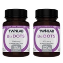 Twinlab B-12 κουκκίδες - Ενεργειακά συμπληρώματα υποστήριξης παραγωγής με βιταμίνη B12-500 mcg, 250 δισκία (2 Pack)