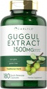 Carlyle Guggul Extract Supplement | 1500mg | 180 Capsules | Guggulsterone | Non-GMO and Gluten Free