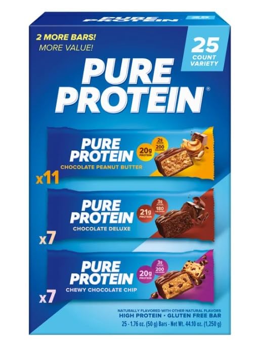 Πρωτεΐνη Bars, Variety Pack, 1,76 oz, 23-αριθμός