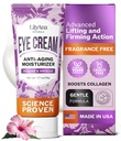 LilyAna Naturals Κρέμα ματιών για Σκοτεινούς Κύκλους και Πήδημα, Κρέμα ματιών για ρυτίδες και τσάντες, Αντιγήρανση - βοηθά στη βελτίωση της ξηρότητας; για ευαίσθητο δέρμα - 1.7 oz - Made in USA