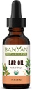 Banyan Botanicals Ear Oil – Organic Herbal Oil Ear Drops with Ashwagandha and Garlic – Soothing and Comforting for The Ears – 1 oz – Non GMO Sustainably Sourced Vegan