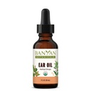 Banyan Botanicals Ear Oil – Organic Herbal Oil Ear Drops with Ashwagandha and Garlic – Soothing and Comforting for The Ears – 1 oz – Non GMO Sustainably Sourced Vegan
