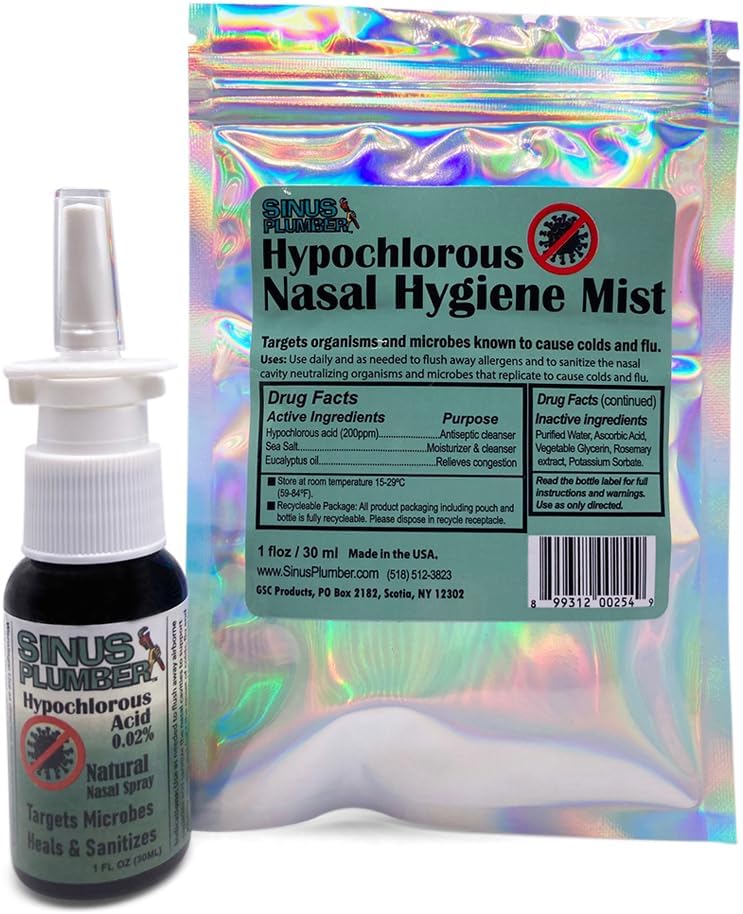 Sinus Υδραυλικό αντιμικροβιακό Nasινικό σπρέι Αφαιρεί τα βακτήρια με ηλεκτρολυμένο νερό και υποχλωριούχο οξύ