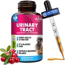 Cat & Dog urinary Tract Profection Treatment & Natural UTI Medicine Cranberry & D-Mannose -Kidney+Bladder Support - Καλύτερη Ακράτεια, Λίθοι Βλατίδας - Κατοικίδια Νεφρική Υγεία & Φροντίδα σταγόνες