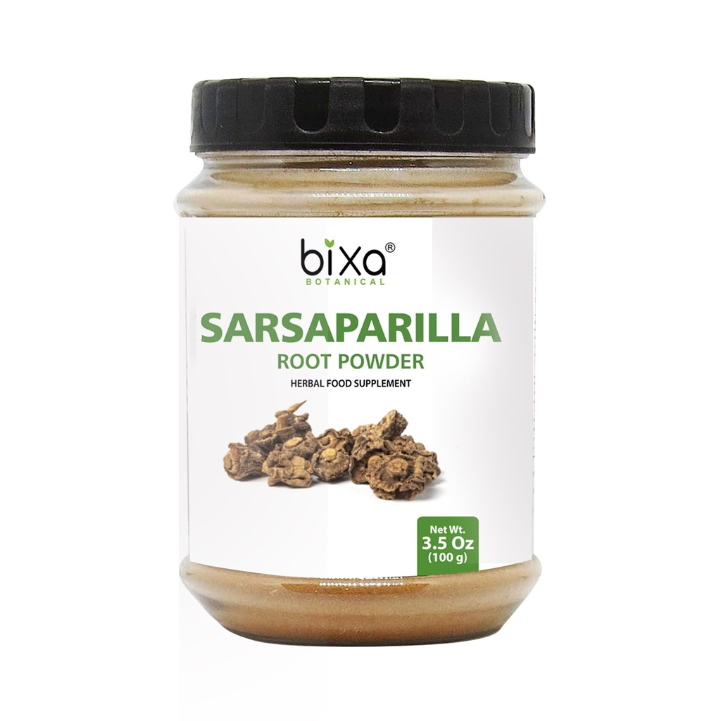 BOXA BOTANICAL Sarsaparilla Root Powder (HEMIDESMUS INDICUS) - 100g(3.5 Oz) Συσκευασία του 1