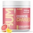 RAW Pro-Engageout Powder, Essential CHARGED (Citrus Grapefruit) - Preworkout Supplement for Men, Women - Υποστηρίζει Focus, Mood, Performance - Καφεΐνη, Alpha-GPC, L-Citrulline, Beta Alanine (25 Services)