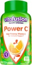 Vitafusion Elderberry Gummy Βιταμίνες 90ct & Power C Βιταμίνη C Gummies για ανοσοποιητική υποστήριξη 150ct