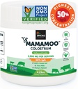 MamaMooTM Colostrum Powder >50% IgG, Grass Fed, First & Only Μη ΓΤΟ Επαληθευμένος, Ανώμαλη Ανοσία για την Υγεία των Ούρων, Περιέχει 400+ Βιοενεργά θρεπτικά συστατικά, Εργαστήριο Τρίτου μέρους Δοκιμάστηκε, 60 υπηρεσίες (Άγευστη)