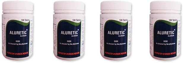 Pack of 4 - Alarsin Aluretic Tablets Natural Diuretic