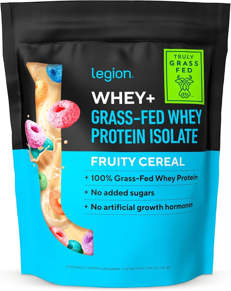 ΝΟΜΟΛΟΓΙΑ Whey+ Protein Whey Isolate from Grass Fed Cows - Whey Protein Isolate Powder Low Calorie, Non-GMO, Sugar Free, Lactose and Glutten Free, All Natural Protein Powder for Men & Women, (30 Servings)