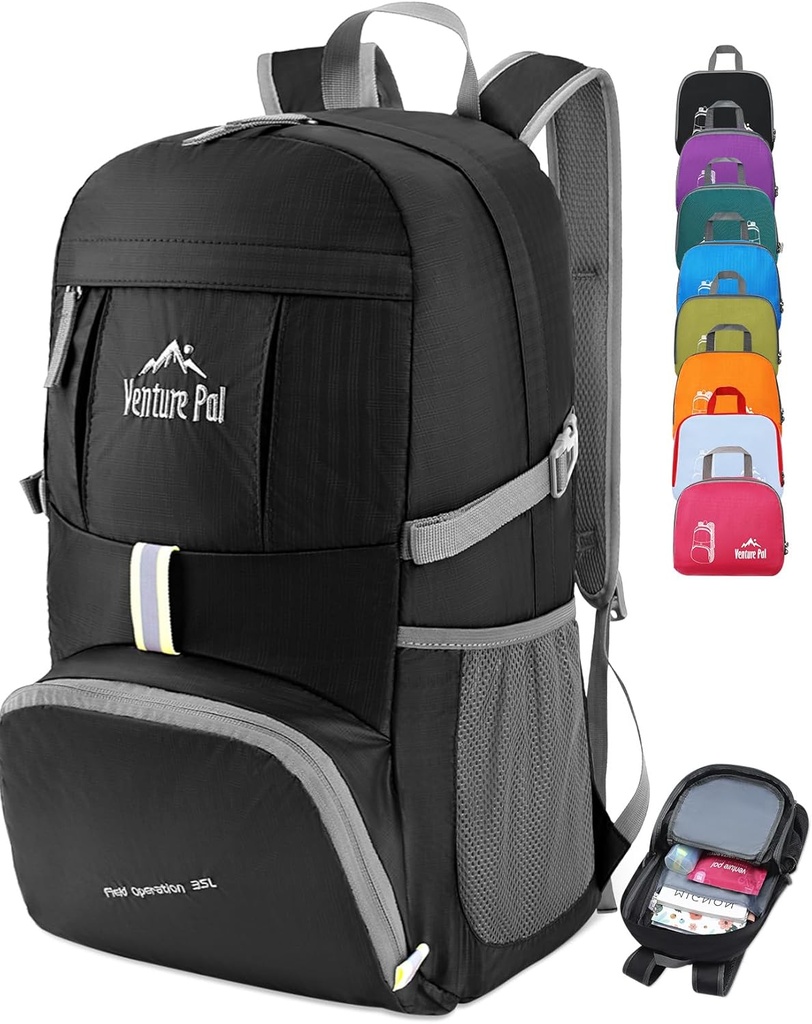 Venture Pal 35L εξαιρετικά ελαφρύ συσκευασίας πτυσσόμενα ταξίδια Camping Πεζοπορία Υπαίθρια σπορ Πακέτο πλάτης