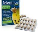 Wellgenix Menocet Plus Εμμηνόπαυση Υποστήριξη - Φυσικό συμπλήρωμα για τις γυναίκες - Καθημερινή ανακούφιση Feminine Care - Βοηθά με Hot Flashes, Νυχτερινές Ιδρώσεις, Mood Swings & Ευερεθιστότητα - 30 Tablets
