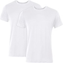 Hanes Men's Originals Supersoft T-Shirt, βισκόζη από το μπαμπού Undershirt, 2-πακέτο