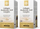 SOLGAR Collagen Hyaluronic Acid Complex - 30 δισκία, Συσκευασία των 2 - Μη ΓΤΟ, Χωρίς γλουτένη, Χωρίς γαλακτοκομικά - 60 συνολικές μερίδες