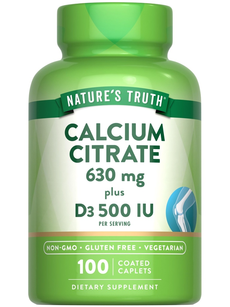 Nature's Truth Calcium Citrate with Vitamin D3 