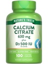 Nature's Truth Calcium Citrate with Vitamin D3 