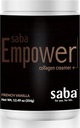Saba Empower Smart Collagen Coffee Creamer -Powered with Hydrolyzed Collagen, Peptides, Grass-Fed Butter, MCT from Organic Coconut, Υποστηρίζει υγιή δέρμα, νύχια, δέρμα, και αρθρώσεις. - 30 Υπηρεσίες