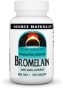 Source Naturals Bromelain, Proteolytical Enzyme Supplement, 500mg - 120 δισκία
