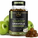Φύλλα ανθέων & Καρπούζι - 3000mg εκχύλισμα αυγοτάραχου - συμπλήρωμα Graviola - Φρούτα και φύλλα αυγοτάραχου - 60ct - Χωρίς ζάχαρη - Χωρίς γλουτένη – Μη ΓΤΟ – Φιλικά προς τους χορτοφάγους