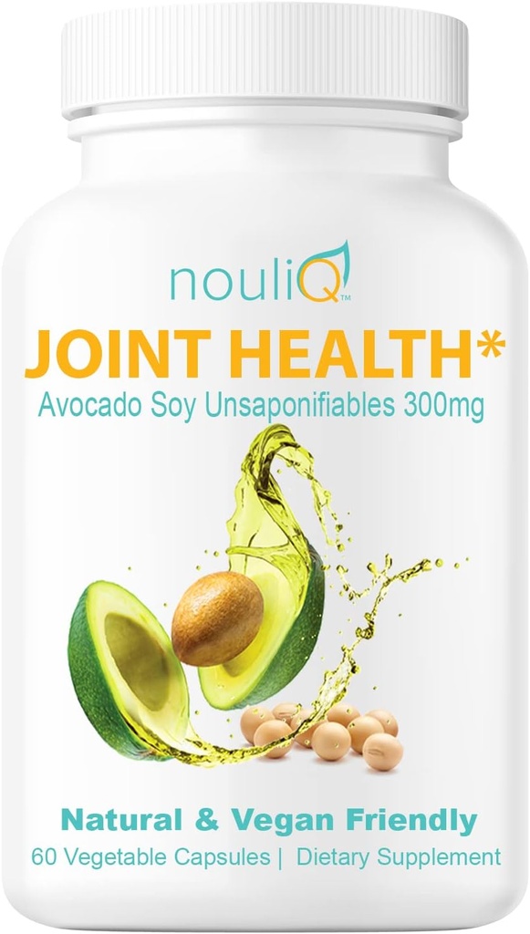 Φυσικό & Vegan-Friendly Joint Health Supplement, Avocado Soy Unsaponifiables 300mg, Μη ΓΤΟ, Χωρίς Γλουτένη, Τεχνητά Χρώματα ή Γεύσεις, Γαλακτοκομικά και Shellfish, 60 ημέρες προσφοράς.
