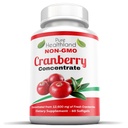 Μη GMO Cranberry συμπυκνωμένο από 12.600mg - Triple Strength Softgels - Εύκολο στην κατάποση χάπια για άνδρες και γυναίκες, 1 φιάλη