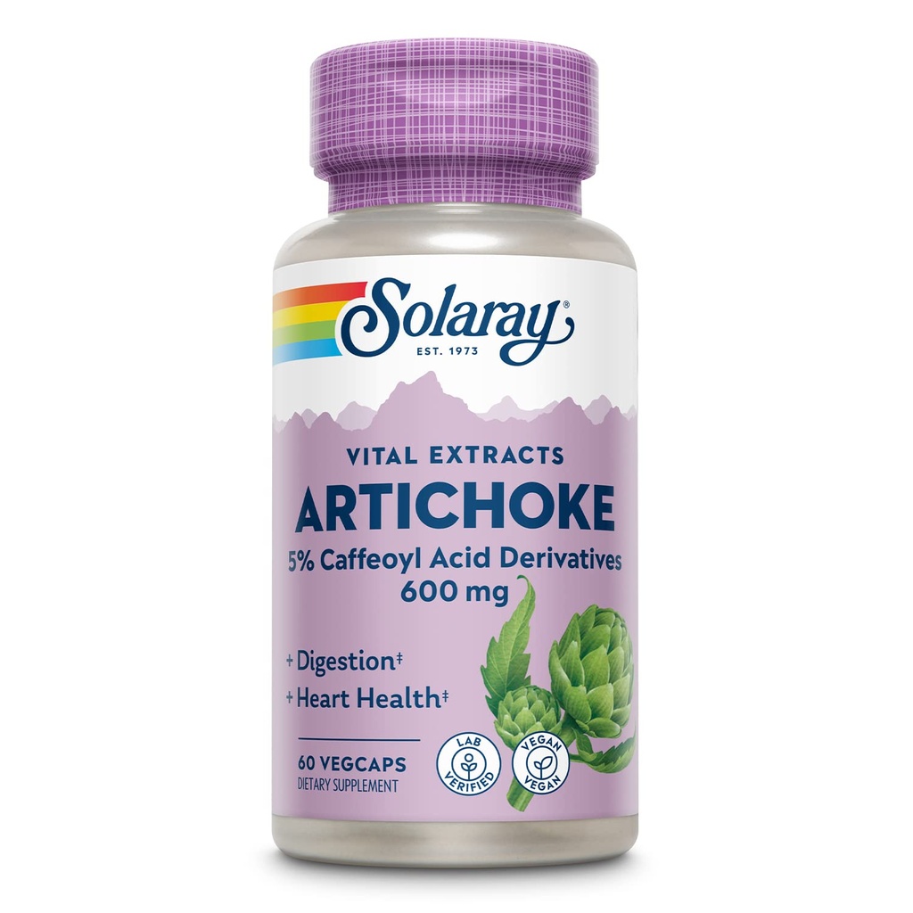 SOLARAY Artichoke Leaf Extract 600mg 