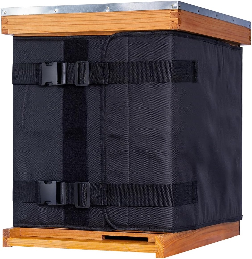 MayBee Winter Bee Hive Wrap για 10 και 8 Fraame Beehives, 600D Oxford Cloth Ρυθμιζόμενη Beehive Wrap για 2 Deep Hive Boxes, Αδιάβροχα, Ανανεώσιμα, Ελαφρά, Επαναχρησιμοποιήσιμα, 76.8" x 18.1"