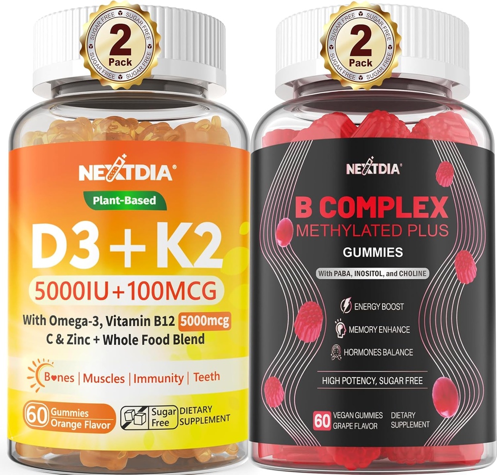 D3 5000 IU + K2(MK-7) 100 mcg + Vegan Supe