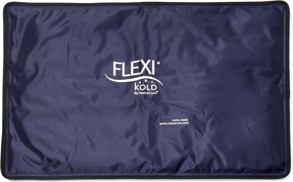 FlexiKold Extra Large Gel Soft Ευέλικτο πακέτο πάγου για τραυματισμούς – Παγοθραύστε, παγοπέδιλο, και επίπεδη συσκευασία πάγου για Post Surgery για τραυματισμούς ώμου, HIPS & Full Back – XL – Oversize 13” x 21,5”