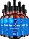 (5 Pack) NeuroQuiet Drops - Επίσημη υποστήριξη καθημερινής ακοής NeuroQuiet Όλα τα φυσικά καθαρό υγρό Advanced Formula για την υγεία του αυτιού, ακουστική καθαρότητα και εσωτερική ισορροπία αυτιών Κριτικές, 5 μπουκάλια για 5 μήνες