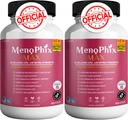 MenoPhix Max Premium Εμμηνόπαυση συμπλήρωμα υποστήριξης, 40 δισεκατομμύρια CFU, επιπλέον δύναμη, 180 κάψουλες (2)