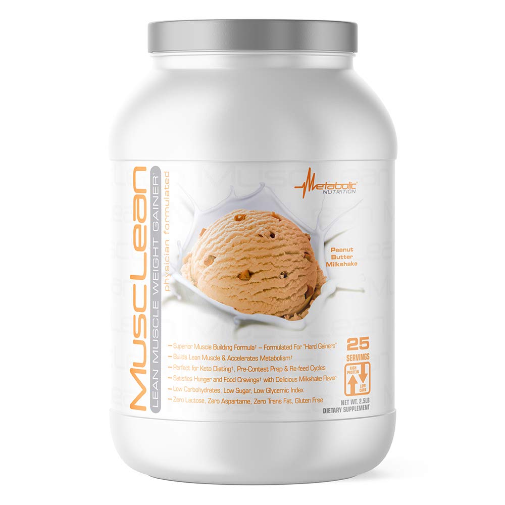 Μεταβολική Διατροφή - Mussan - Milkshake, Whey High Protein Meal Replacement, Συντήρηση Διατροφή, Χαμηλό Καρβίδιο, Keto Diet, Digestive Ένζυμα, Φυστικοβούτυρο, 2,5 Λίρες (25 σερ)